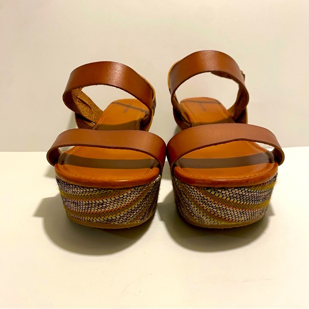 Maurices Tan Leather Women's Sandals